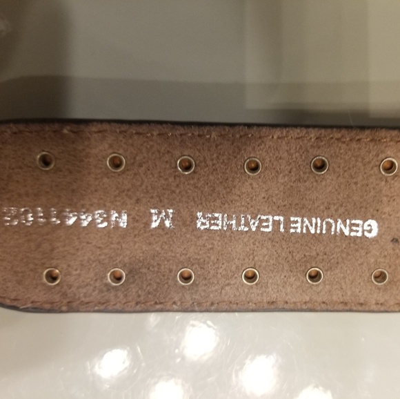 Leather belt
